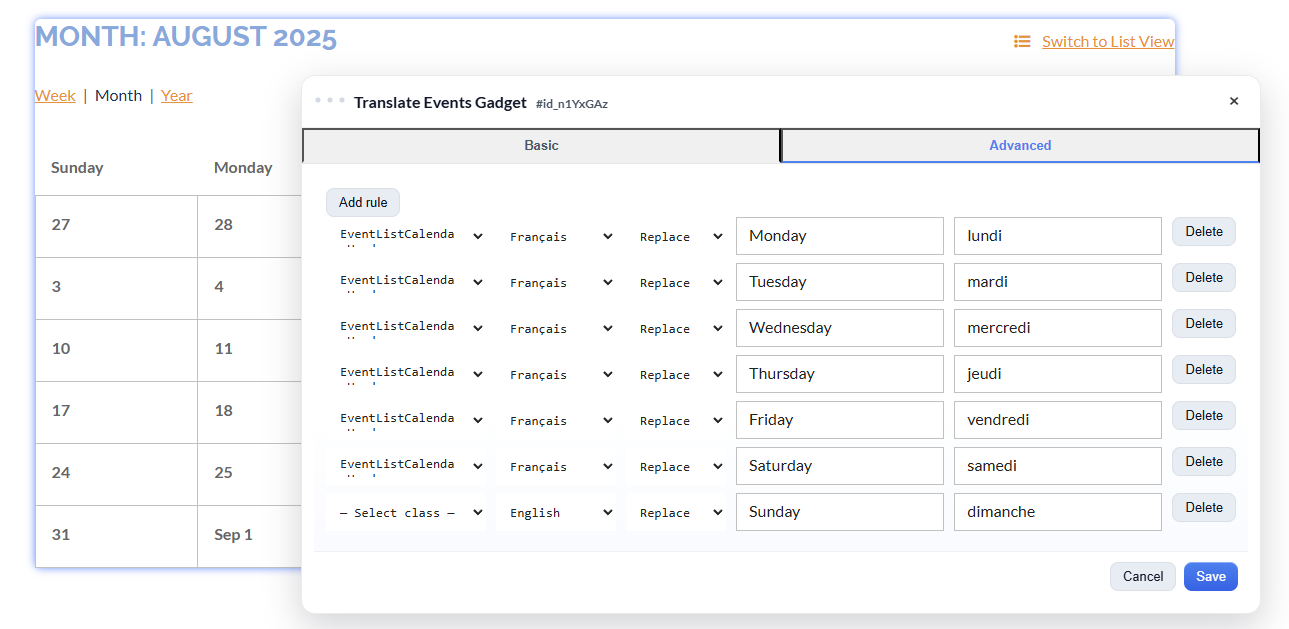 How to translate user content